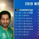 India World Cup 2019 Match Fixtures